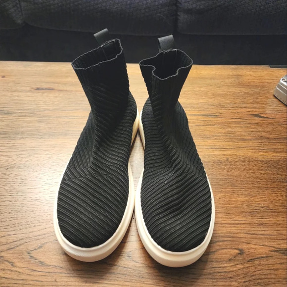 Asos Black  Pull-On Sock Sneakers  Women's Size 7 - Picture 6 of 16